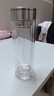 富光抗菌玻璃杯 雙層高硼硅泡茶杯子 茶水分離杯 高檔車載辦公水杯男 曬單實拍圖