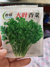 春蝶蔬菜種子四季播盆栽陽(yáng)臺庭院黃瓜豆角番茄甜瓜易種籽孑大全 大葉香菜【原裝1包 約500?！?一包(試種貴在快遞費) 曬單實(shí)拍圖