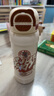恩尼諾兒童保溫水杯幼兒園防摔大容量吸管杯學生保溫水壺小學生雙飲杯 恩尼諾一杯雙飲保溫杯咖色 600ml 曬單實拍圖