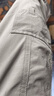 吉普（JEEP）【冰絲薄款】2025夏季新款男士休閑褲男闊腿寬松直筒工裝褲子男褲 曬單實(shí)拍圖