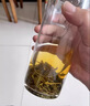 希諾（HEENOOR）雙層玻璃杯茶水分離杯男女士大容量杯子隔熱茶杯商務(wù)辦公泡茶水杯 本色410ml 曬單實(shí)拍圖