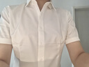 匆蒙白色襯衫女2025竹纖維夏季親膚透氣抗皺職業(yè)裝商務休閑面試工服 曬單實拍圖