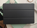 依斯卡 適用2023款榮耀平板V8/V7Pro保護套 榮耀平板電腦11英寸保護殼 三折支撐全包輕薄 YPB458-金剛黑 曬單實(shí)拍圖