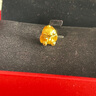 周大福迪士尼托腮定價(jià)足金黃金轉(zhuǎn)運(yùn)珠史迪奇 EOR1132 曬單實(shí)拍圖