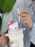Next Kiss英國(guó)聯(lián)名HelloKitty水杯女生保溫杯大容量凱蒂貓巨無(wú)霸冰霸水杯子 凱蒂貓700ml 曬單實(shí)拍圖