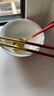全品屋 寶寶周歲食福碗禮品碗餐具禮盒小孩面碗陶瓷紅色碗筷勺三件套 周歲食福碗+筷+勺+禮盒 曬單實(shí)拍圖