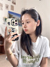 圣圖朗卡通黑色煤球適用iphone16promax蘋果15plus手機殼新款13液態(tài)硅膠12高級膚感14情侶全包11保護套 黑煤球【古董白】液態(tài)硅膠-鏡頭全包  iPhone 16 pro max 曬單實拍圖