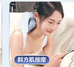妙界（MIAOJIE）R3至尊升級版頸椎按摩器肩頸按摩儀按摩披肩斜方肌腰腿艾灸加熱送長輩生日禮物男女 藍 曬單實拍圖