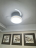 惠普普瑞護(hù)眼LED隱形扇葉餐廳遙控調(diào)光一體吊扇風(fēng)扇燈中山燈具包安裝 曬單實(shí)拍圖