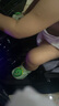 牧童兒童拖鞋夏男寶寶洞洞鞋軟底女童卡通洗澡嬰幼兒家居鞋奶龍綠130 曬單實(shí)拍圖
