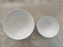景德鎮(zhèn)官方陶瓷家用飯碗餐具套裝簡約純白色大面碗湯碗組合喬遷搬家禮物 流霜4飯碗2面碗組合 曬單實拍圖