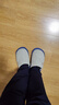 蕉內(nèi)棉棉305H男女同款毛圈撞色棉拖鞋透氣吸汗防滑家居踩屎感靜音秋冬 曬單實拍圖
