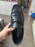 海瀾之家（HLA）男鞋套腳皮鞋百搭商務休閑一腳蹬頭層牛皮鞋子男【七夕情人節(jié)】 黑色 42 曬單實拍圖