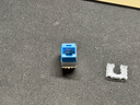 PANDUIT 泛達(dá)超五5類超六6a類NK模塊非屏蔽RJ45網(wǎng)線模塊86型單口雙口網(wǎng)絡(luò)面板千兆萬(wàn)兆 超六類萬(wàn)兆模塊-藍(lán)色 曬單實(shí)拍圖