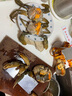 三門青蟹螃蟹鮮活膏蟹肉蟹母紅膏蟹海鮮奄仔蟹禮盒順豐發(fā)貨包活 公蟹母蟹肉蟹搭配【2斤】3-5只 曬單實(shí)拍圖