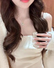 迪后（Dirholl）品牌和田玉項鏈女感520情人節(jié)生日禮物送女友老婆轉(zhuǎn)運(yùn)珠定情 平安扣和田玉項鏈女 【精美禮盒裝】 曬單實拍圖