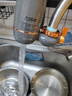美的（Midea）凈水器水龍頭過濾器家用自來水濾水器直飲前置過濾器廚房衛(wèi)生間通用除水垢除余氯雙出水可清洗濾芯 一機五芯【四年免換芯】 曬單實拍圖