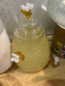 餐將軍創(chuàng)意蜂巢型蜜蜂玻璃蜂蜜罐帶蓋子攪拌棒廚房用品果醬玻璃瓶?jī)?chǔ)物罐 玻璃蜂蜜罐 1個(gè) 500ml 背部無(wú)黑線(xiàn) 曬單實(shí)拍圖
