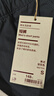 無(wú)印良品 MUJI 男式 棉水洗府綢 短褲休閑短褲男款夏季純棉全棉AED14A2S 深灰色 S 曬單實(shí)拍圖