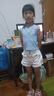 女童套裝夏季2025新款洋氣女大童炸街夏裝短袖背心兒童休閑兩件套 套裝【背心+短褲】 140 曬單實(shí)拍圖