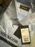 雅戈?duì)枺╕OUNGOR）長(zhǎng)袖襯衫男素色免燙襯衫全棉面料舒適抗皺平整易打理商場(chǎng)同款 淺藍(lán)YLTP185318IBA 40 曬單實(shí)拍圖