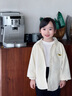 巴拉巴拉童裝薄外套幼童裝寶寶外套男童女童2025新款秋裝格子萌趣印花衣服 奶白10501 120 曬單實(shí)拍圖