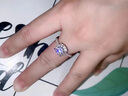 DRAGBOLL鉆戒女莫桑石戒指925銀婚戒訂婚對(duì)戒結(jié)婚一對(duì)婚送老婆七夕節(jié)禮物 女戒閉口【8-18號(hào)】 女戒主鉆50分閉口+男戒活口 曬單實(shí)拍圖