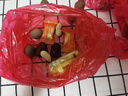 簡(jiǎn)愛(ài)生活紅色塑料背心袋 水果蔬菜超市購物袋20*32cm 100只裝JASH-7064 曬單實(shí)拍圖