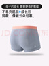 貓人（MiiOW）兒童內(nèi)褲男童莫代爾平角中大童夏季薄款青少年男孩四角短褲 140 曬單實(shí)拍圖