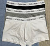Calvin KleinCK 男士平角內(nèi)褲套裝套盒 3條裝 送男友禮物 U2664G 998黑白灰 M 曬單實(shí)拍圖