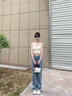 塔馳密司（TOUCH MISS）時髦高腰牛仔褲女春秋季輕奢復古窄版闊腿褲子 深藍 26 曬單實拍圖