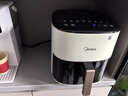 美的（Midea）空氣炸鍋AI烹飪不用翻面 家用全自動智能觸控 透明可視實用大容量 金屬腔體無異味5.3L MF-KZC5388 曬單實拍圖