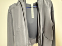 lululemon丨Softstreme? 女士拉鏈連帽衫 LW3HM8S 太陽(yáng)灰 XXS /2 曬單實(shí)拍圖