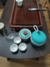 言藝旅行茶具戶外便攜式教師節(jié)父親節(jié)送禮圓途蒂芙尼藍(lán)快客杯一壺三杯 曬單實(shí)拍圖