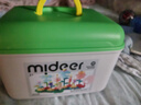 彌鹿（MiDeer）玩具diy大顆粒玩具齒輪收納盒旋轉(zhuǎn)花園拼插積木101pcs家居裝飾 曬單實拍圖