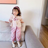 G.DUCKKIDS女童套裝春秋2025新款洋氣時(shí)髦寶寶春季韓版休閑網(wǎng)紅兒童襯衫春裝 粉色 120 cm 曬單實(shí)拍圖