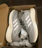 阿迪達(dá)斯 （adidas）男女運(yùn)動(dòng)鞋耐磨減震透氣潮流休閑跑步鞋 亮白/一號(hào)黑/淺灰 43 曬單實(shí)拍圖
