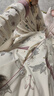 sohiwoo春夏款孕婦月子服哺乳睡衣孕婦睡衣產(chǎn)婦哺乳懷孕期產(chǎn)后家居服女 180G紫色小兔【家居服】無(wú)哺乳口 L 曬單實(shí)拍圖