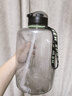 富光噸杯桶大容量塑料杯水杯Tritan刻度吸管運(yùn)動(dòng)戶外水壺杯子2600ML 曬單實(shí)拍圖