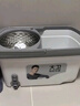 大衛(wèi)旋轉拖把36cm桿伸縮99-127cm 2頭加厚拖布  D10雙驅動免手洗 曬單實拍圖