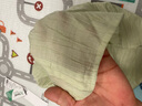 初申夏季短袖襯衫女設計感V領鏤空優(yōu)雅氣質度假風雪紡衫小衫S52X016 曬單實拍圖