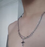 韓式都品簡(jiǎn)約小眾設(shè)計(jì)北極星項(xiàng)鏈吊墜飾品鈦鋼嘻哈街頭潮酷衛(wèi)衣鏈情侶男女 單層星芒 曬單實(shí)拍圖