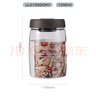 樂扣樂扣（LOCK&LOCK）按壓抽氣玻璃密封罐雜糧茶葉廚房干貨儲物罐奶粉罐800ML灰色 曬單實拍圖