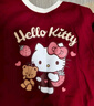 Hello Kitty女童短袖t恤撞色兒童半袖上衣2025新款純棉洋氣女孩夏裝 曬單實拍圖