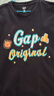 Gap男女裝2025夏季新款純棉小熊印花logo短袖T恤親子裝上衣729181 黑色 L (175/96A) 亞洲尺碼 曬單實(shí)拍圖