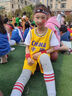 城市名義兒童籃球服套裝中國紅男女表演服定制幼兒園小學(xué)短袖運動訓(xùn)練球衣 【中國 CHINA】紅色-背心 兒童3XS（建議80-95cm*20-30斤 曬單實拍圖