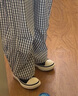 OLD ORDER厚底大頭帆布鞋夏季百搭休閑情侶男女同款 米奇黑  37  曬單實拍圖