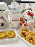 YANIS 3高顏值hellokitty保溫杯女生禮物大容量水杯316不銹鋼學(xué)生吸管杯 Hellokitty1200ml（禮盒裝） 曬單實(shí)拍圖