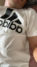 阿迪達(dá)斯 （adidas）短袖男士2025夏季半袖體恤戶外跑步健身訓(xùn)練運(yùn)動(dòng)服休閑圓領(lǐng)T恤 純棉IC9349白色 M 推薦135-155斤 曬單實(shí)拍圖