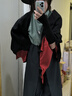 華可光遇cos服君悅sky光遇游戲周邊預言季巫師古風(fēng)cosplay裝武士褲 全套衣服+面罩假發(fā)+帽子+斗篷+鞋（備注） XL 曬單實(shí)拍圖